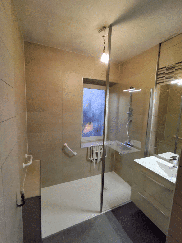 Douche sécurisée